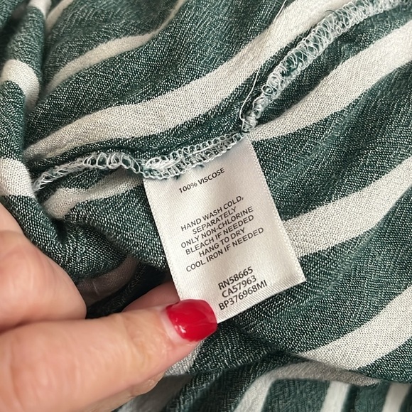 “BP button down striped blouse size small” - Picture 7 of 9